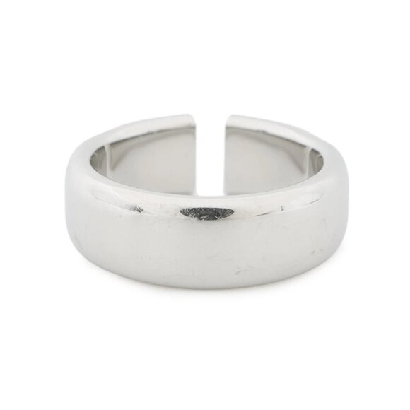 HERMES Etrier Ring Size T62 Metal/Lacquer Black H100060FJ0360 - Picture 3 of 11